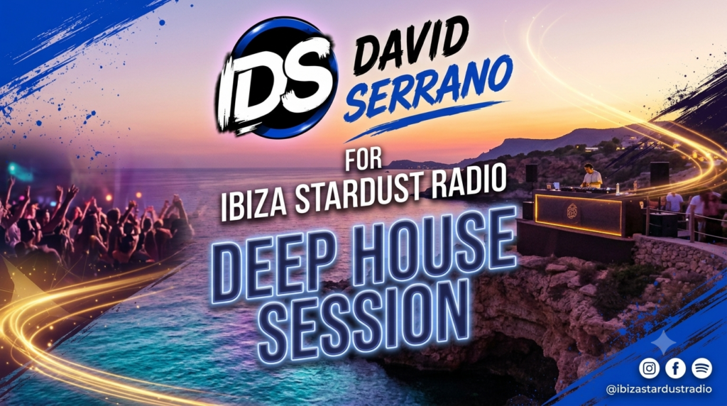 David Serrano DJ pinchando Melodic Techno para Ibiza Stardust Radio en Castellón y Valencia